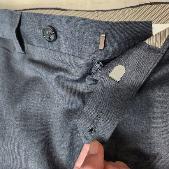 Lauren Ralph Lauren Dress Pants Men P36x30 CA-01129 Gray Preppy Corporate Formal - Picture 7 of 9